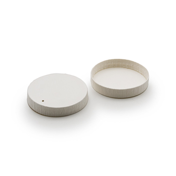 61785 150 pcs lid for cups diam. 65 mm   1,8 g C/PAP white